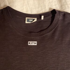 Kith box logo black long sleeve